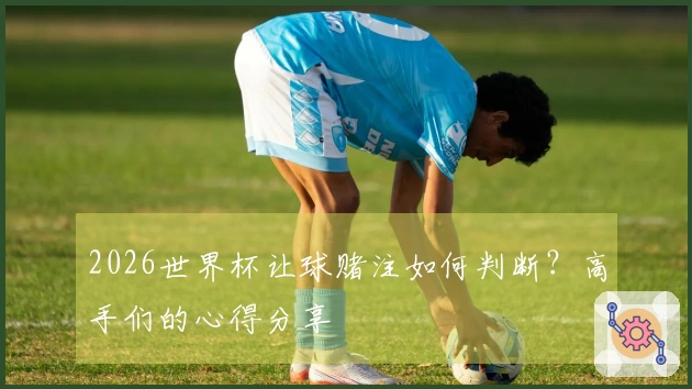 2026世界杯让球赌注如何判断？高手们的心得分享